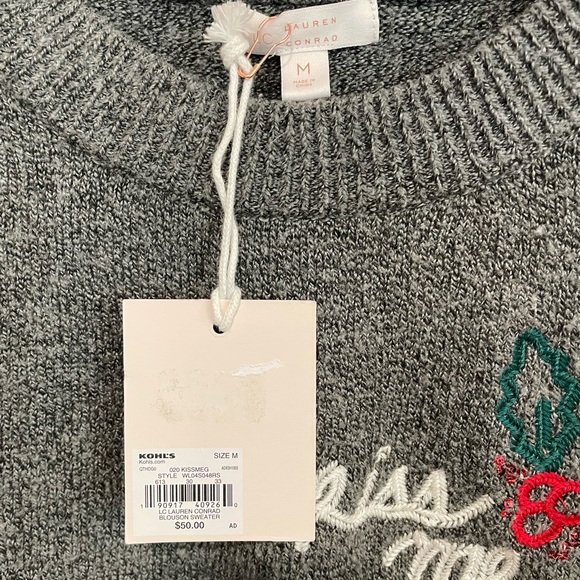 Lauren Conrad Blouson Kiss Me Sweater - Picture 4 of 5